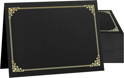 SUNEE Certificate Holders, Diploma Covers Gold Foil Border, by SUNEE