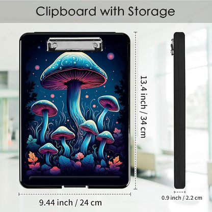 Clipboard with Storage, Office Supplies Nursing Clipboards Folder with Pen - Image 2