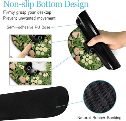 LIMKRIAN Cat Mouse Pad with Wrist Rest, Gaming Ergonomic Mouse Pad Wrist Support - Image 5