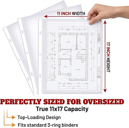 Office Werks 11x17 Sheet Protectors - Image 4
