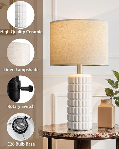 Seealle 23" Modern Ceramic Table Lamps - Image 4