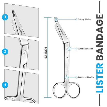 Utopia Care Bandage Scissors, 5.5 Inch Stainless Steel Shears - Image 2