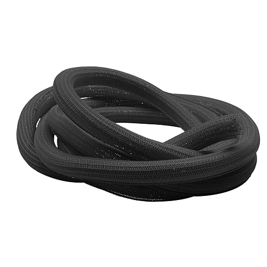 Electriduct 1/4" Hook Self Closing Sleeve Braid Wrap Around Sleeving Flame - Image 3