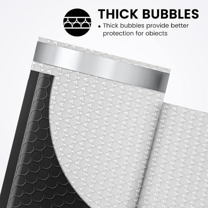 Fuxury Bubble Mailers 4x8 Inch 500 Pack Padded Envelopes Usable Size 4x7" Thick - Image 3