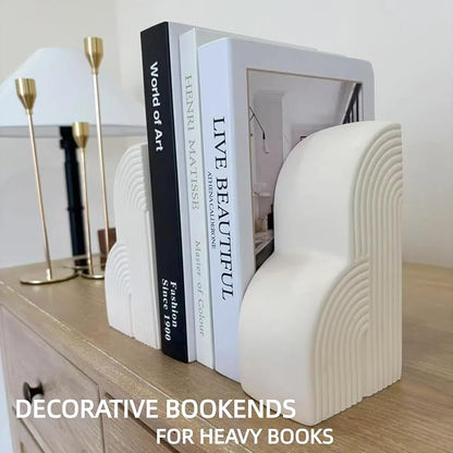 Bookends Decorative for Heavy Books - Image 6
