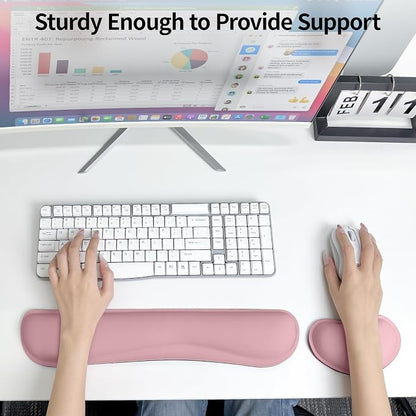 Wrist Rest for Computer Keyboard, Memory Foam Keyboard Wrists Rest, Ergonomic - Image 8