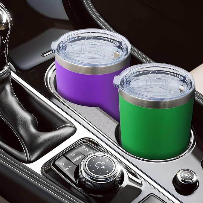 AIANJI 20oz Tumbler Bulk Stainless Steel Tumblers with Lid Vacuum Insulated Double Wall Travel Coffee Mug Powder Coated Tumbler Cup for Hot and Cold Drinks(Purple, 6 pack) - Image 7