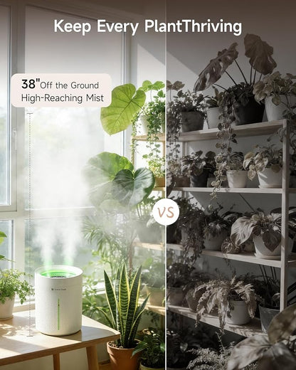 SP SpacePlayer Cordless Humidifier for Bedroom, 3L Top Fill Cool Mist Ultrasonic, 4000mAh Wireless Portable, Quiet 23dB, Auto Shut-Off, Timer, BPA Free, Easy Clean, for Baby Nursery Plants Home Office - Image 5