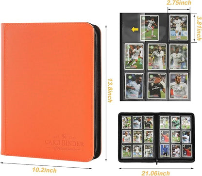 9 Pockets Card Binder, Premium Zip Trading Card Binder, 540 Double Sided Pocket - Image 2