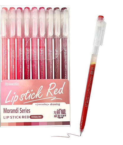 9 Colored Gel Pens Set, 0.6mm Fine Point by HysmmxHer