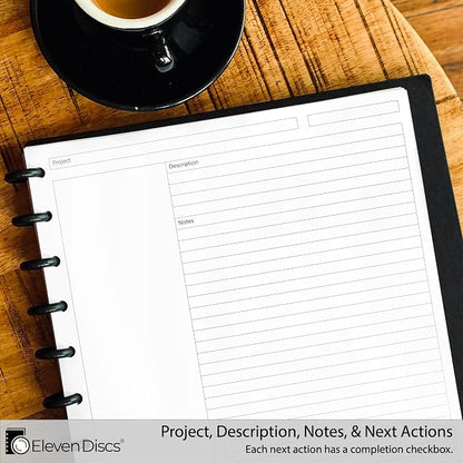 Eleven Discs Discbound Paper, Letter Size Project Planning Sheets - Image 3