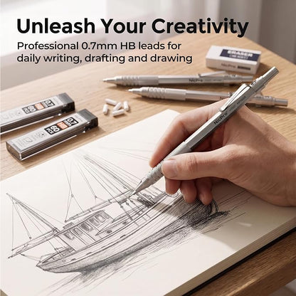 Nicpro 0.7 Metal Mechanical Pencil Set - Image 5