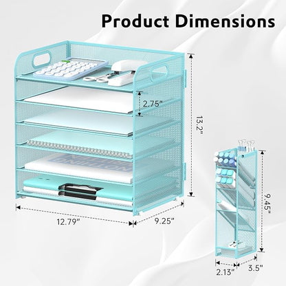 SUPEASY 6 Tier Paper Organizer - Image 7
