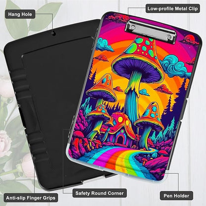 Rainbow Road Mushroom A4 Clipboard - Image 5
