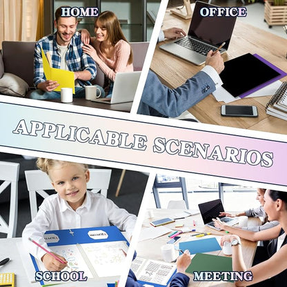 8 Packs Pocket File Folders, File Folders - Image 4