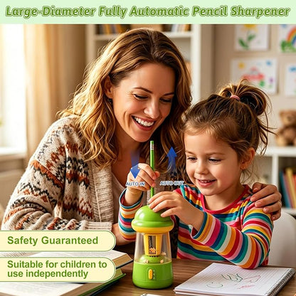 Rechargeable Electric Pencil Sharpener, 6-12mm Auto in & Out Fully Automatic - Image 2