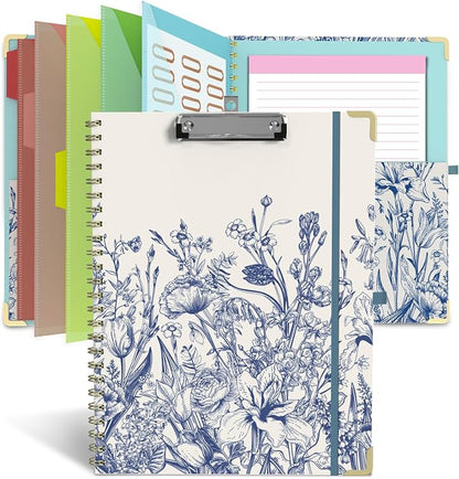 Clipboard Folder with Notepad Refillable Lined by Atarcosm