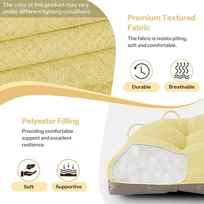 Chair Cushions for Dining Chairs 2 Pack, - Image 4