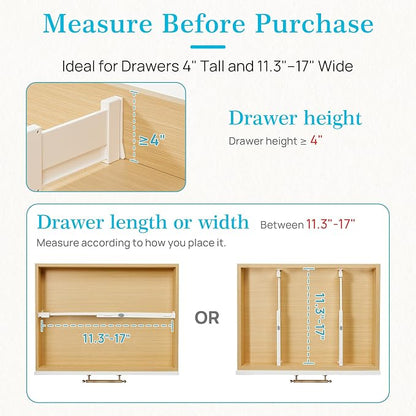 Vtopmart 12 Pack Drawer Dividers - Image 7