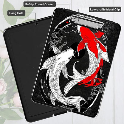 Red White Fish A4 Clipboard - Image 5