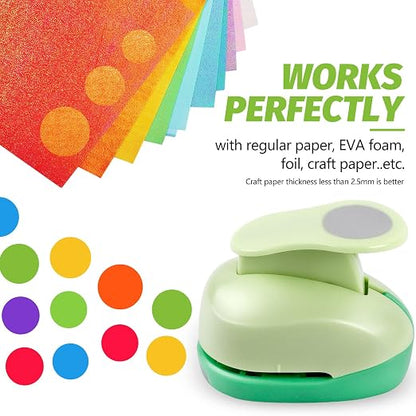 UCEC Circle Cutter, 2 + 1 + 5/8 Inch Craft Hole Punch, Paper Cutter - Image 5