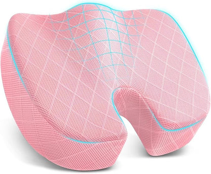 TushGuard Office/Car Seat Cushion, Non-Slip Sciatica & Back Coccyx Tailbone by TushGuardSeatCushonsPillows