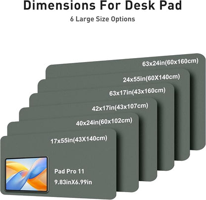 Aothia Faux Leather Desk Mat - Image 5