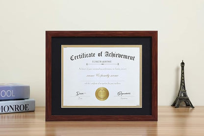 ELSKER&HOME 8.5x11 Certificate Frame Coffee Color - Image 2
