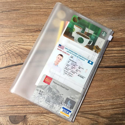 Wanderings Clear Zipper Case and Kraft Card Holder - Image 8