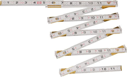Crescent Lufkin 5/8" X 6' Red End® Engineer's Scale Wood Rule by Crescent