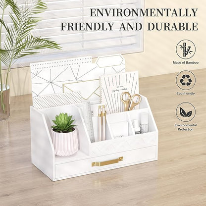 Wisuce Bamboo Mail Organizer Countertop - Image 2