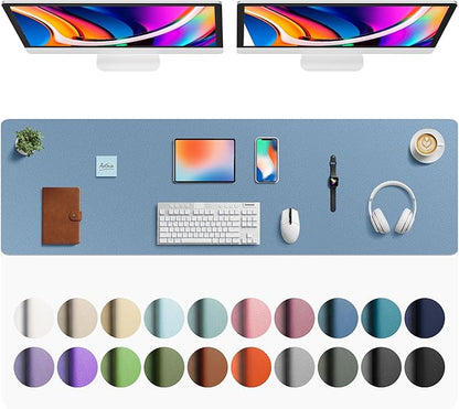 Aothia Faux Leather Desk Mat by AothiaSimpleNaturalUnique