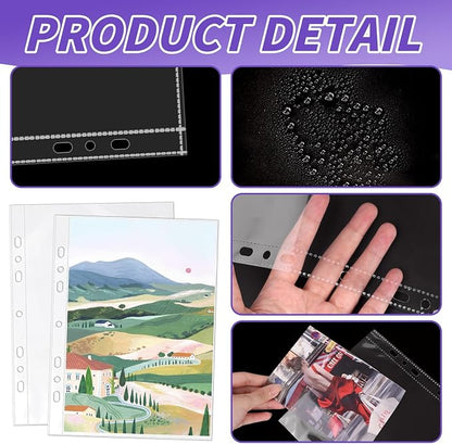 VOKOY 200 Pack 5.5x8.5 Inch Sheet Protectors - Image 3
