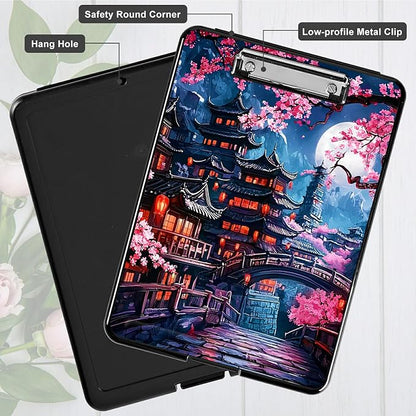 Cherry Blossom House A4 Clipboard - Image 5