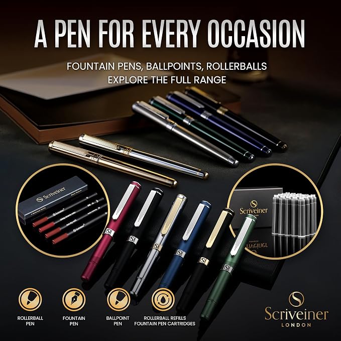 Scriveiner Stainless Steel Ballpoint Pen - Image 6