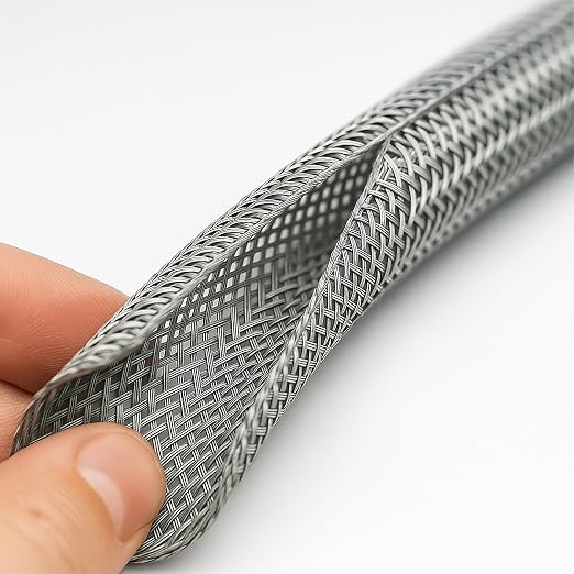 Electriduct 2" Hook Self Closing Sleeve Braid Wrap Around Sleeving Flame - Image 2