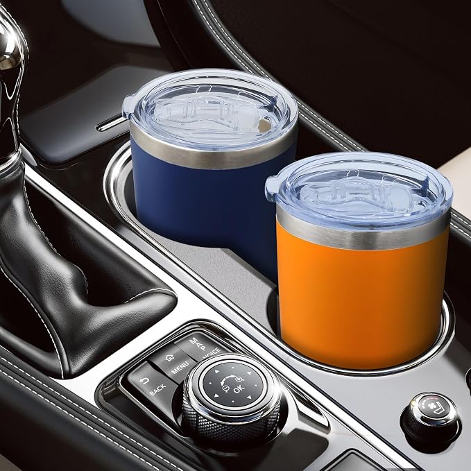AIANJI 20oz Tumbler Bulk Stainless Steel Tumblers with Lid Vacuum Insulated Double Wall Travel Coffee Mug Powder Coated Tumbler Cup for Hot and Cold Drinks(Navy Blue, 1 pack) - Image 7