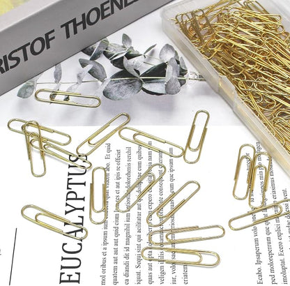 Luomorgo 120 Pcs Gold Paper Clips - Image 6
