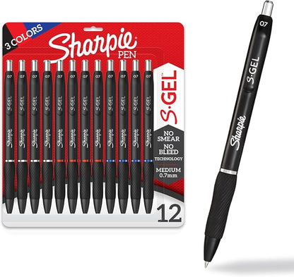 Sharpie S-Gel Gel Pens, Medium Point, Note-Taking, Journaling, School Supplies by Unknown