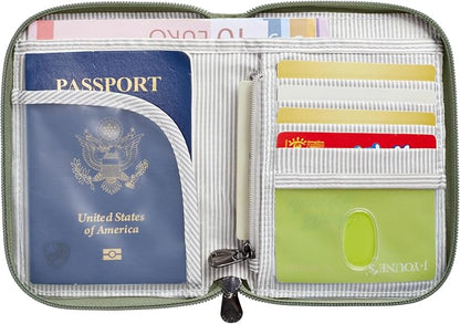 Travelon RFID Blocking Passport Zip Wallet - Image 6