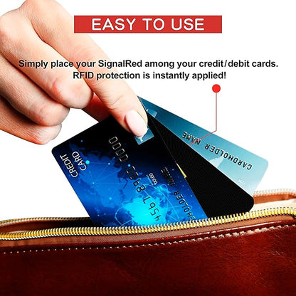 SaiTech IT 2 Pack RFID Blocking Card, One Card Protects Entire Wallet Purse - Image 7