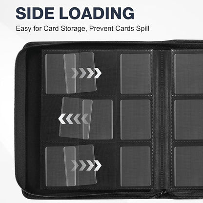 Toploader Binder, Holds 360 Toploader, 100 Toploaders INCLUDED, 9-Pocket PU - Image 7