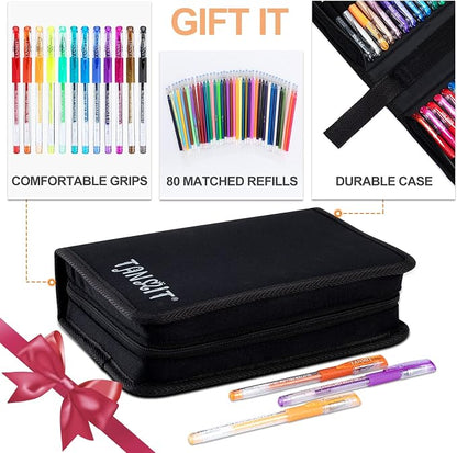 TANMIT Glitter Gel Pens, 160 Pack Glitter Pen - Image 6