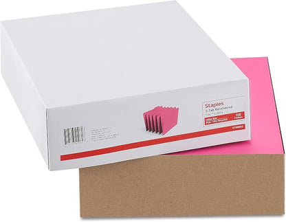 Staples File Folder, Letter Size, Reinforced 1/3‑Cut Tabs - Image 4