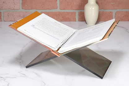 Red Co. Transparent Grey Acrylic Book Holder 2 Piece Reading Stand - Image 6