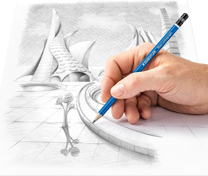 STAEDTLER Mars Lumograph 4B Graphite Art Drawing Pencil, 6 Pencils - Image 3