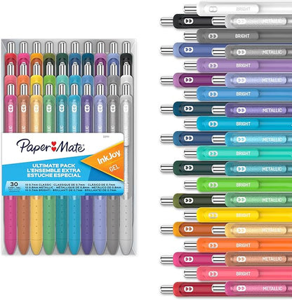 Paper Mate InkJoy Gel Pens Ultimate Pack, Retractable, Featuring Classic by Unknown