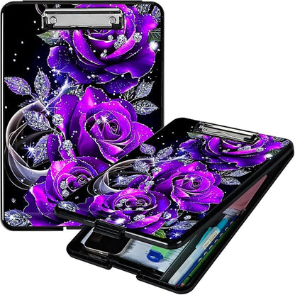 Purple Rose 01 A4 Clipboard by Unknown