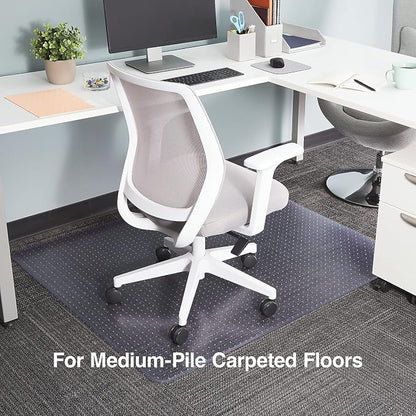 Staples® Carpet Chair Mat, Medium-Pile - Image 2