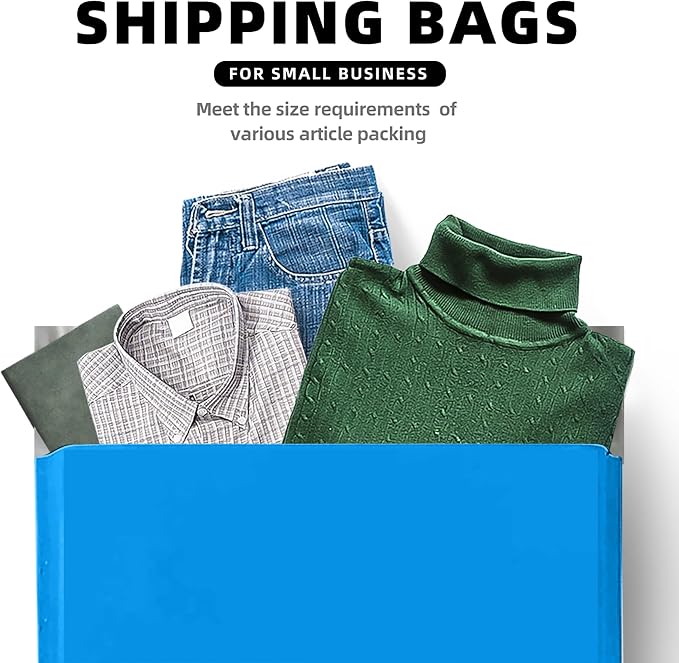 POLYSELLS 24x24 Blue Poly Mailers, 100 Pack – Extra Large Self Seal Shipping - Image 6